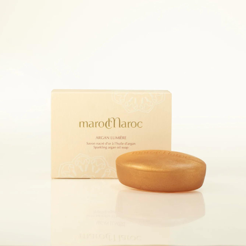 marocMaroc Savon Argan Lumière Golden Soap with Argan Oil 100g