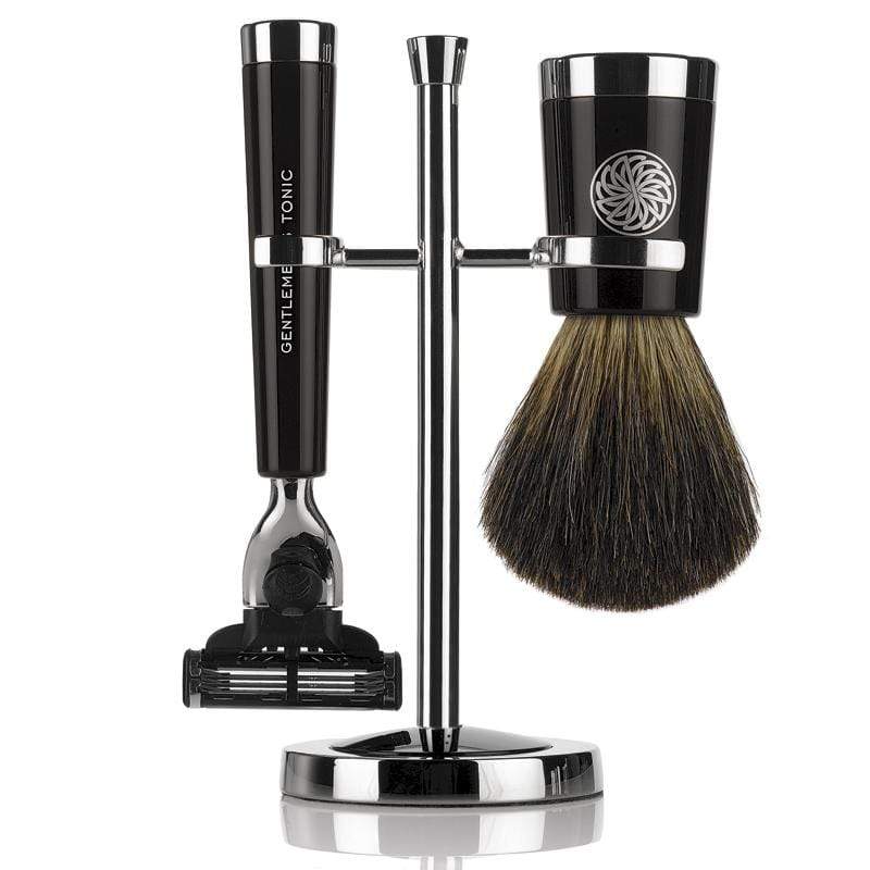 Gentlemen's Tonic Savile Row Shaving Set - Black