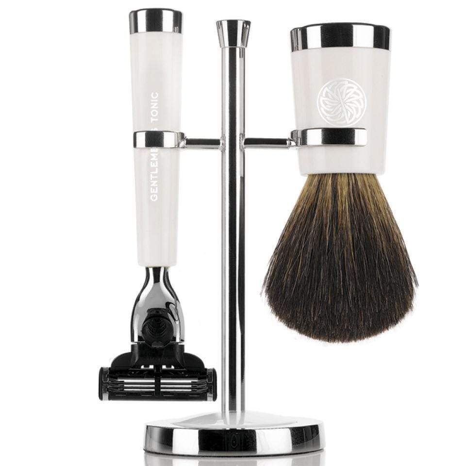 Gentlemen's Tonic Savile Row Shaving Set - White